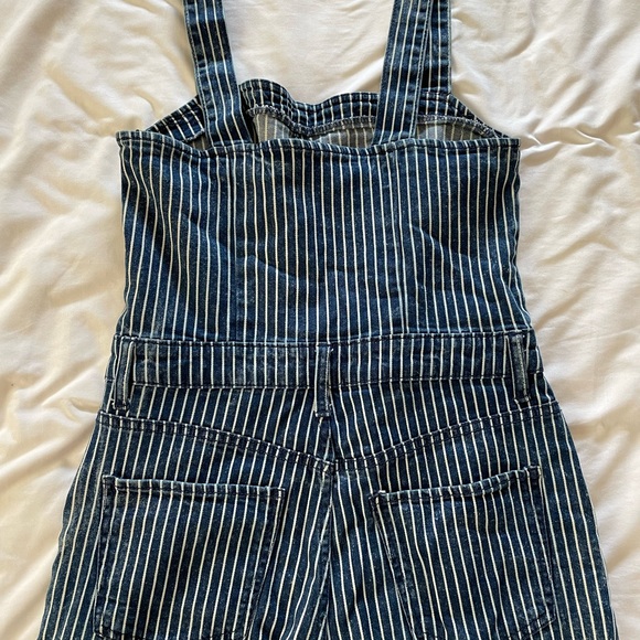 Pin striped denim jumper - Picture 3 of 5